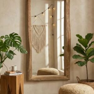 מראה טיק עובי מסגרת 8 ס"מ מידה 80*160